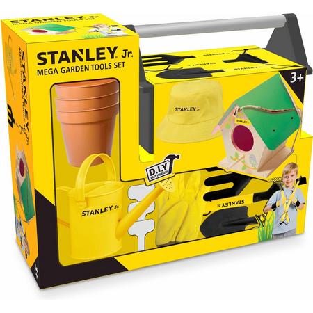 Stanley Jr. Vogelhuis Bouwpakket met 12 delige Speelgoed Tuingereedschapset