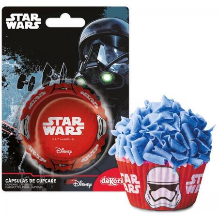 Set van 50 cupcake vormpjes Star Wars™ - Feestdecoratievoorwerp