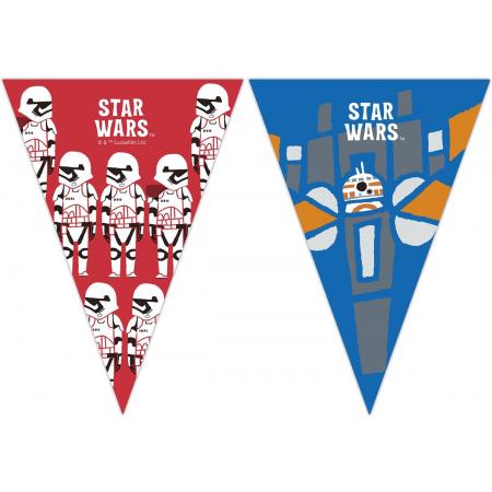 Star Wars Forces™ slinger met 9 vlaggen - Feestdecoratievoorwerp