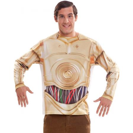 Star Wars™ C-3PO t-shirt voor volwassenen - Verkleedkleding