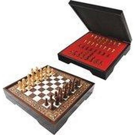 Schaakspel - Schaakbord - Schaakset - Compleet met schaakstukken - Groot schaakbord - Schaken - Chess - 40 x 40 x 8 cm