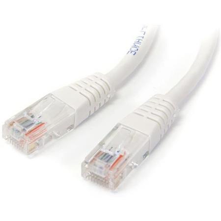 15m Cat5e White Molded Cat5e Patch Cable