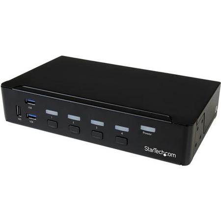 4-Port DisplayPort KVM - USB 3.0 - 4K