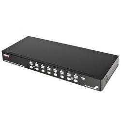 StarTech.com 16-poort 1U-Rack USB PS/2   met OSD