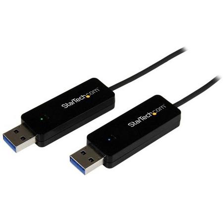 StarTech.com 2-poorts USB 3.0 KVM switch met omschakelkabel voor twee systemen met bestandsoverdracht