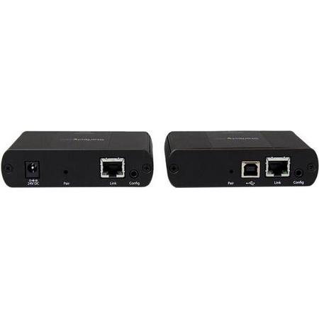 StarTech.com 4-poorts USB 2.0 over gigabit LAN of direct Cat5e / Cat6 Ethernet extendersysteem tot 100 m