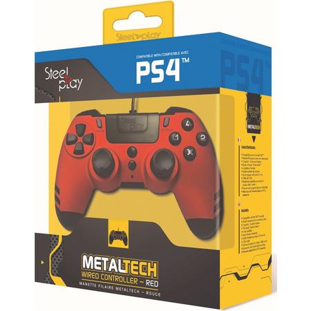 Steelplay MetalTech Wired Controller - Ruby Red