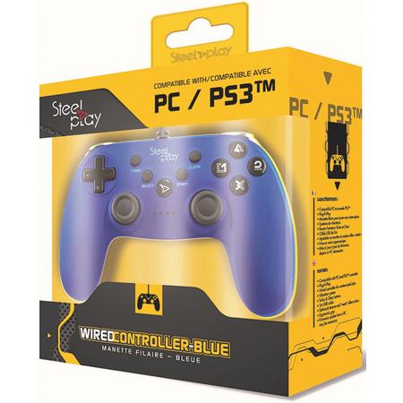 Steelplay Wired Controller Metallic Blue - PC