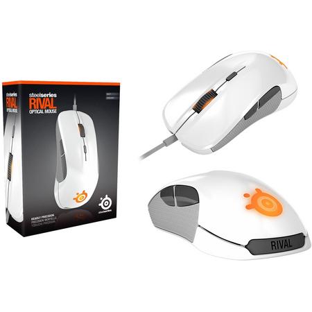 SteelSeries, Rival Optical Mouse (Wit)