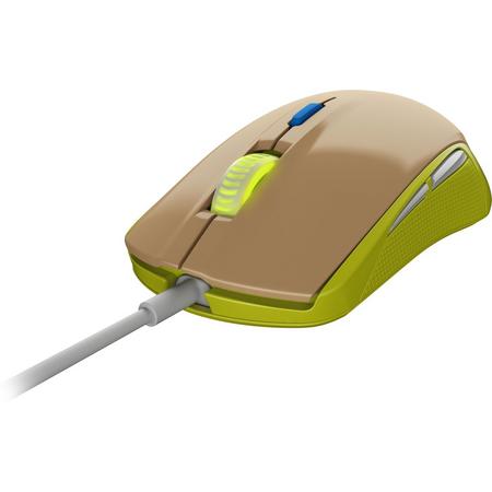 SteelSeries Rival 100 - Gaming Muis - 4000 DPI - Gaia Green