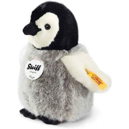 Steiff knuffel Flaps penguin, black/white/grey 16 CM