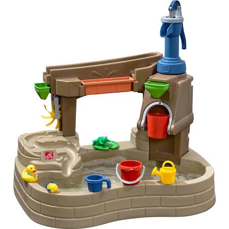 Step2 Pump & Splash discovery Pond - Speelvijver met draaibare Waterpomp, Spinner, Doolhof en Speelfiguren