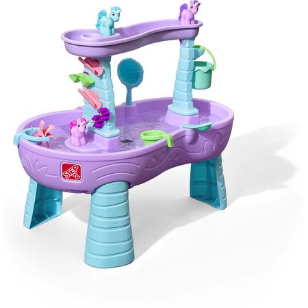 Step2 Rain Showers & Unicorns Water Table / Unicorn watertafel / Roto-moulded plastic / Inclusief 13-delig accessoireset