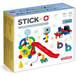 Stick-O Creator Set - magnetisch speelgoed - 60 stuks - magneten speelgoed - baby blokken