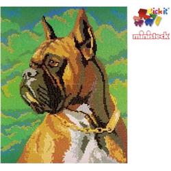 Stick-it Hond (boxer), ca. 9.500 steentjes, compatibel met Ministeck