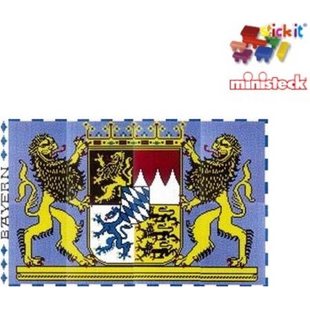 Stickit Wapen van de Beierse staat, compatibel met Ministeck