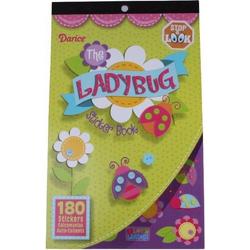 Stop & Look Stickerboek Ladybug 24 X 14,8 Cm 180 Stickers