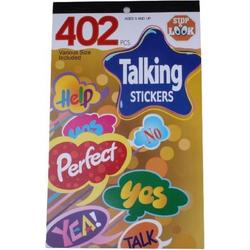 Stop & Look Stickerboek Talking 24 X 14,8 Cm 402 Stickers