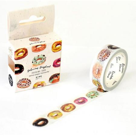 Donut Washi Tape 7m. in doosje