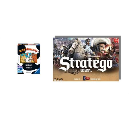 Gezelschapsspel - Koehandel & Stratego - 2 stuks