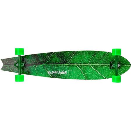 Street Surfing Fishtail 42 The Leaf Longboard 107 X 24 Cm Groen
