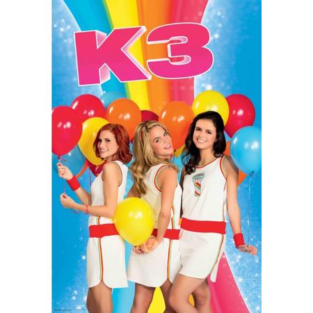 K3 Ballonnen - Mini Poster