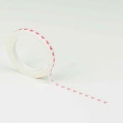 Studio Ins & Outs - Smalle Washi Tape - Mini pink hearts