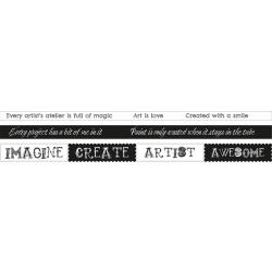   -  Washi Tape Texts Artist’S Atelier Nr.04