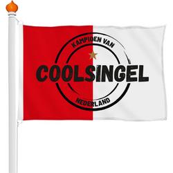 Coolsingel vlag - Rood-Witte vlag - Kampioen van Nederland - 120 x 80 cm