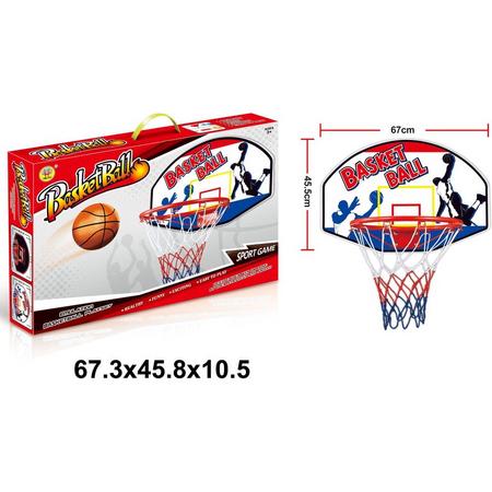 Basketbal set - Met bord met ring en net - Voor kinderen