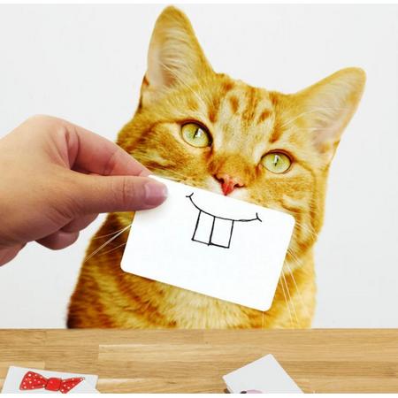 Suck Uk Foto-props Cat Snaps 17,5 Cm Papier Wit