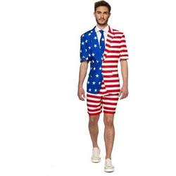 zomer-verkleedpak Mr. USA heren polyester maat XL