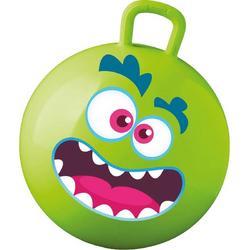 Summer Play Skippybal met smiley - groen - 50 cm - buitenspeelgoed voor kinderen