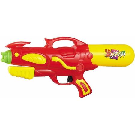 Waterpistool/waterpistolen rood/geel 50 cm