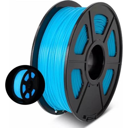 SUNLU PLA filament 1.75mm 1kg Glow in the Dark Blauw