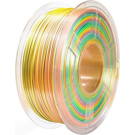 SUNLU SILK filament 1.75mm 1kg Regenboog B