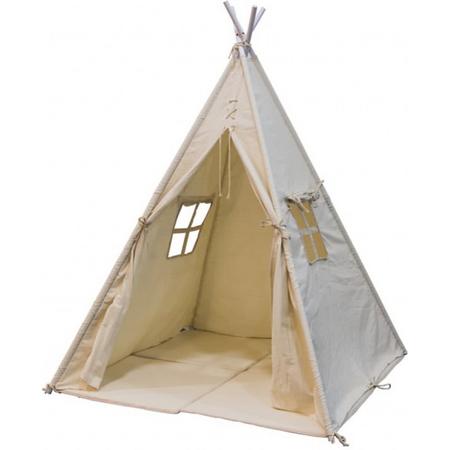 Tipi WigWam tent - Teepee Alba - creame
