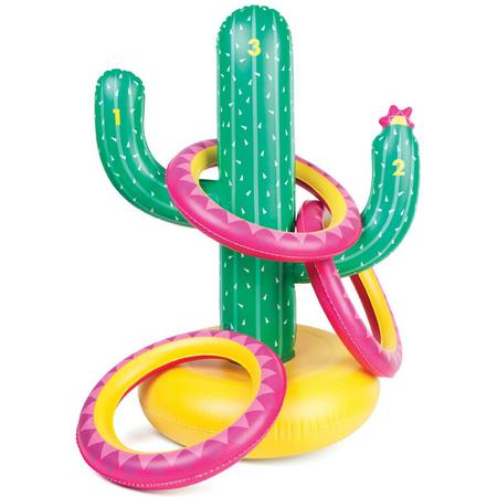 Opblaas Cactus Ring Toss Spel
