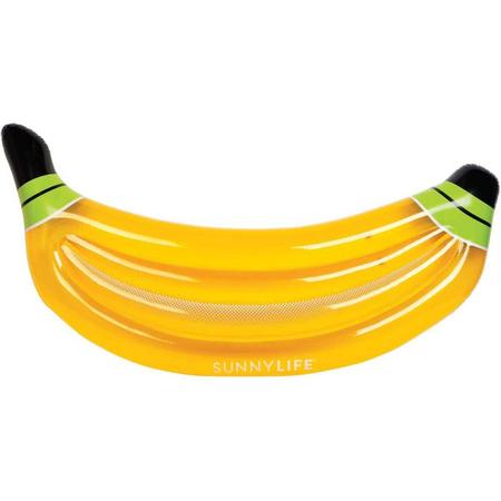 Sunnylife luxe luchtbed Banaan