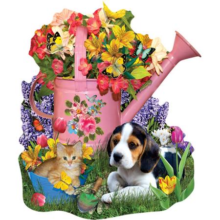 SunsOut shaped legpuzzel Spring Watering Can
