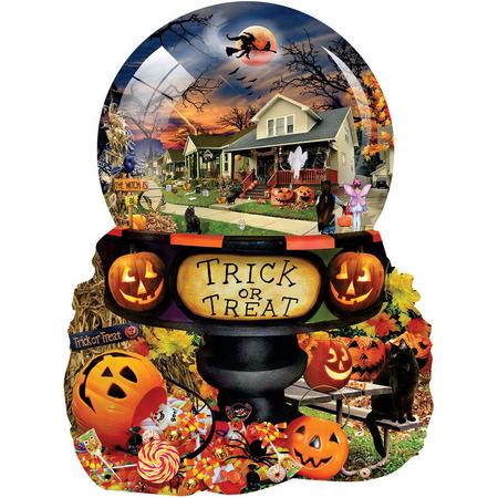 Halloween Globe-Vormenpuzzel *puzzelsenzo