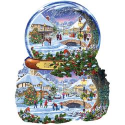 Legpuzzel - Contourpuzzel - 1000 stukjes - Kerstmis - Winter Vilage - SunsOut