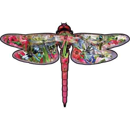 Legpuzzel - Contourpuzzel - 850  stukjes - Libelle - Dragon Fly  - SunsOut Puzzel