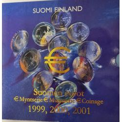 euromunt set 1999, 2000, 2001 finland bu