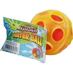 Super Splash Waterbal Met Licht Junior 6,5 Cm Spons Geel