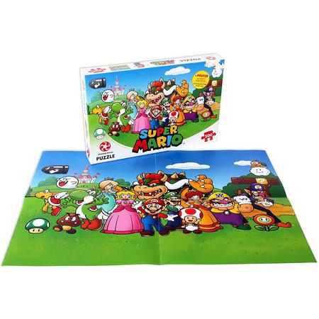 Super Mario Leg Puzzel - 500 Stukjes - Voor Kinderen - Alle Leeftijden