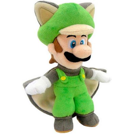 Super Mario Peluche Luigi flying squirrel 38cm