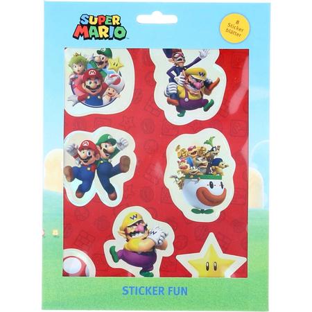 Super Mario stickers - Mario stickervel - Mario & Luigi - Kinder stickers