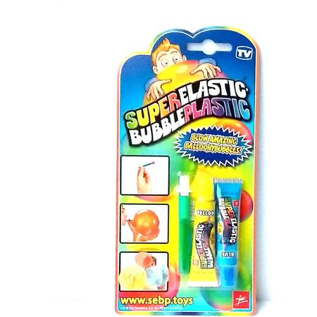 Super elastic bubble plastic.