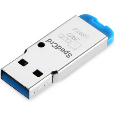 SpedCrd USB 2.0 Micro SD / TF Card Reader - Kaartlezer